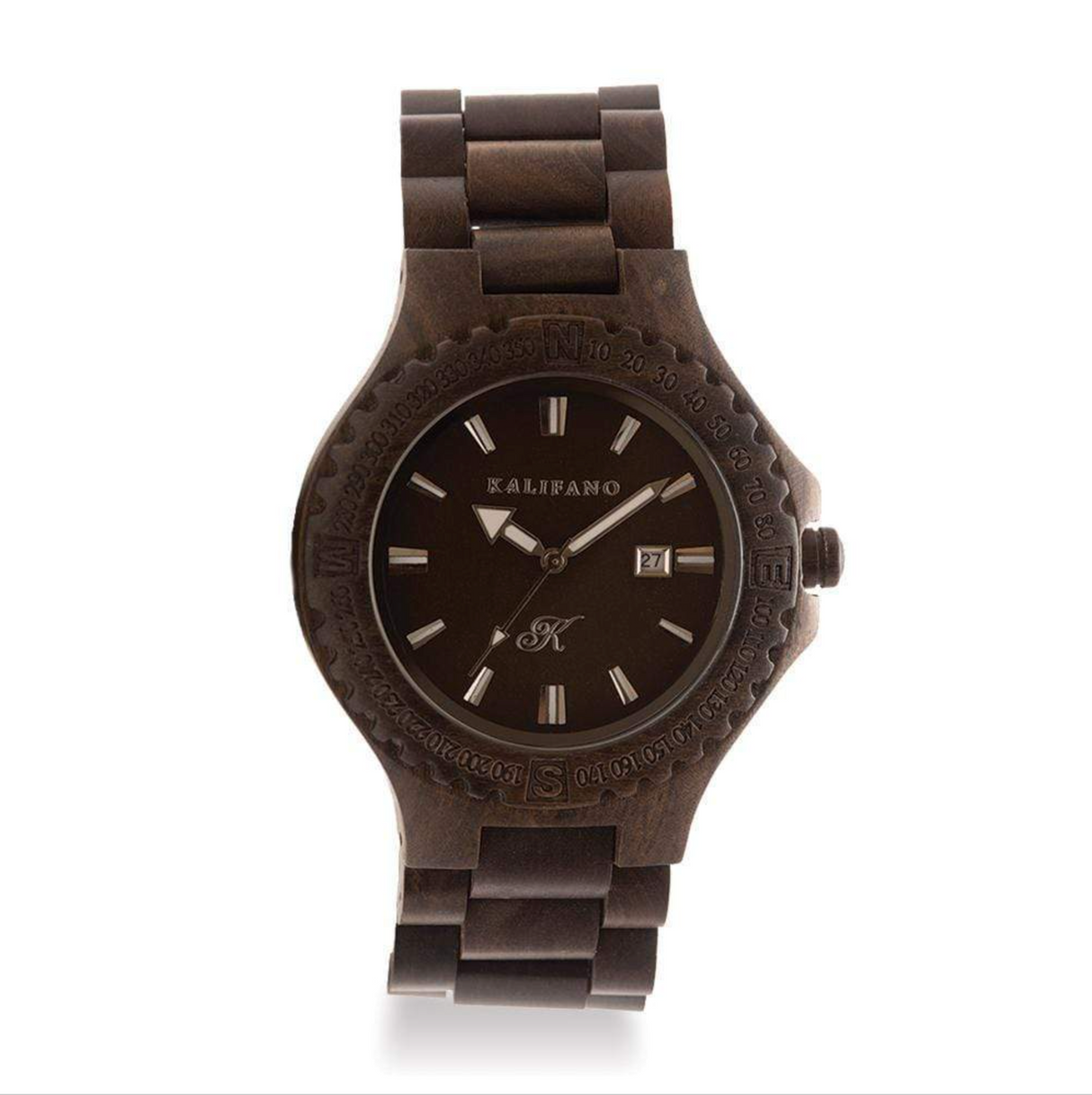 Explore Black Sandalwood Watch with Bamboo Box