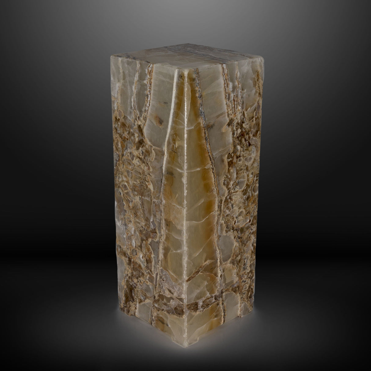 Onyx Luminary Pedestal Pearlescent
