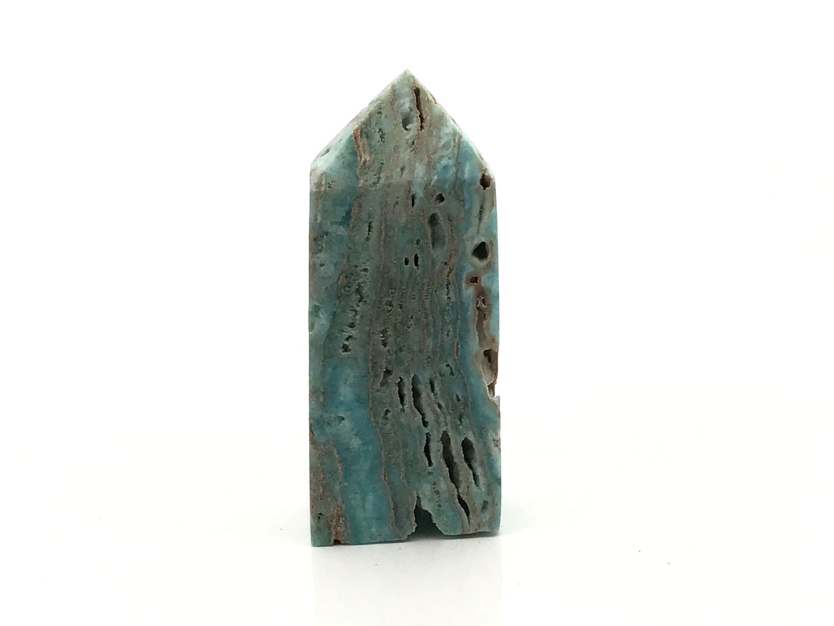 Hemimorphite Obelisk with Druze Pockets