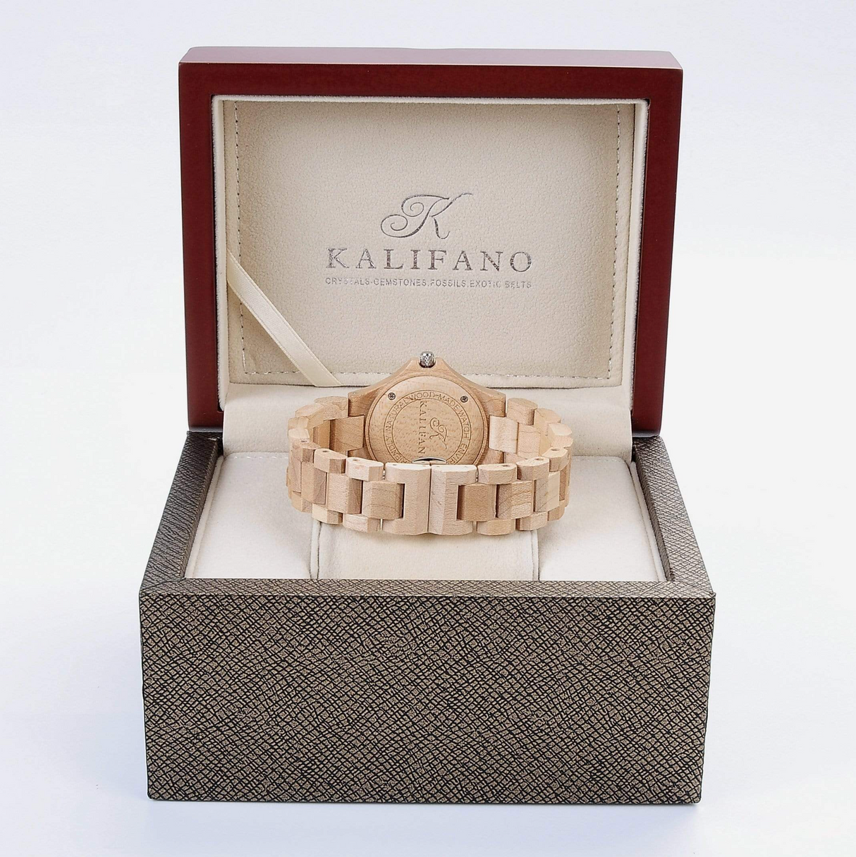 Maple Wood Watch with Bamboo Box