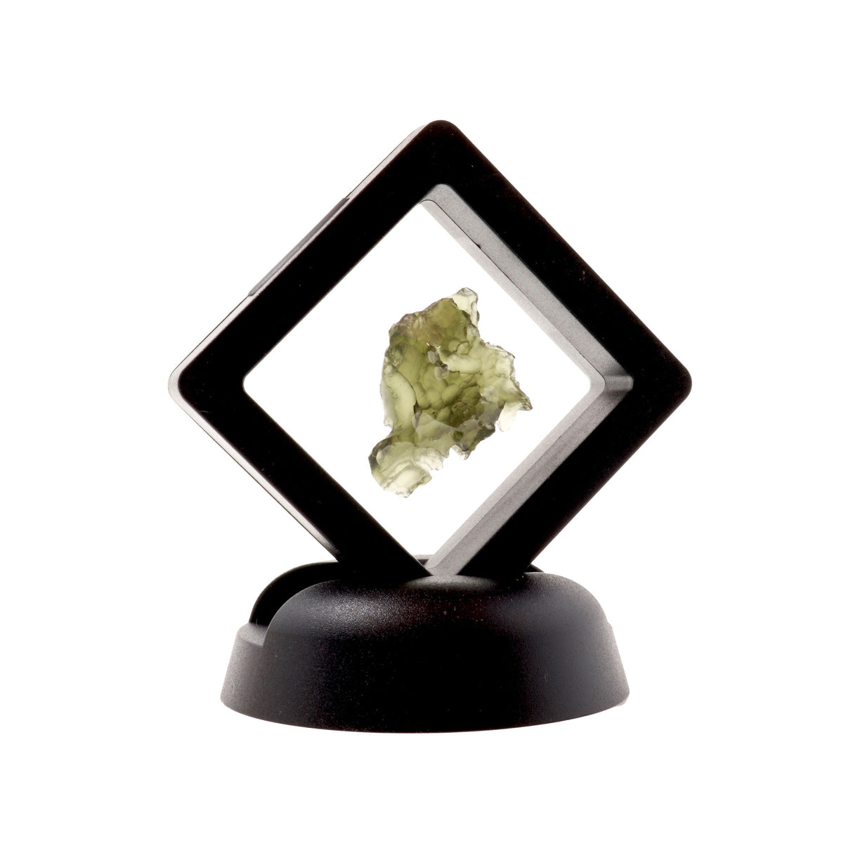 Moldavite Tektite Raw Nugget - in Gel Case