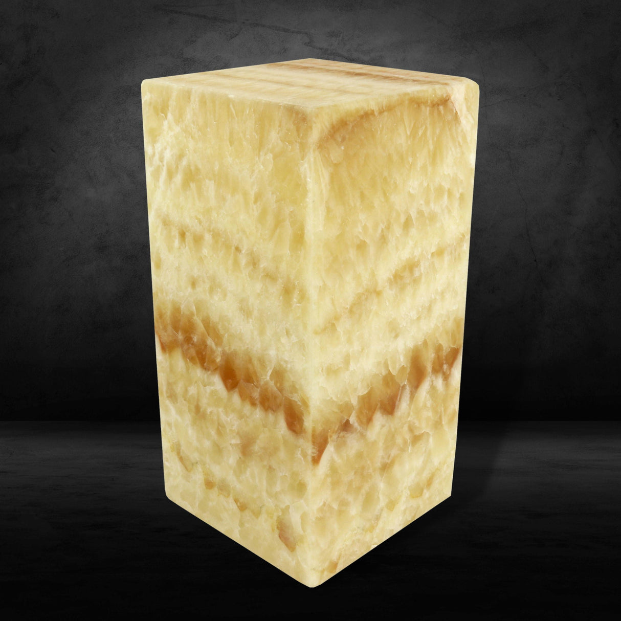 Aqua Café Onyx Square Pedestal Luminary