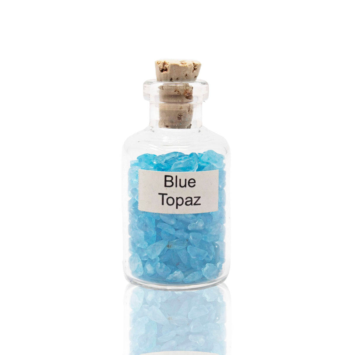 Individual Gemstone Bottle - Blue Topaz