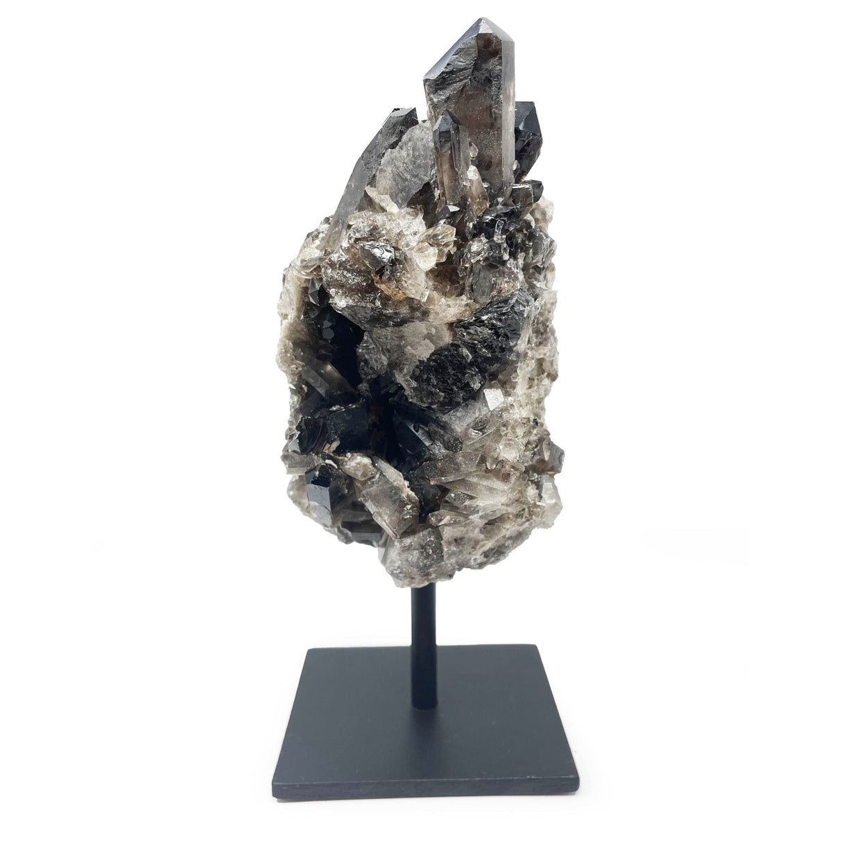 Smoky Quartz Cluster on Post Stand