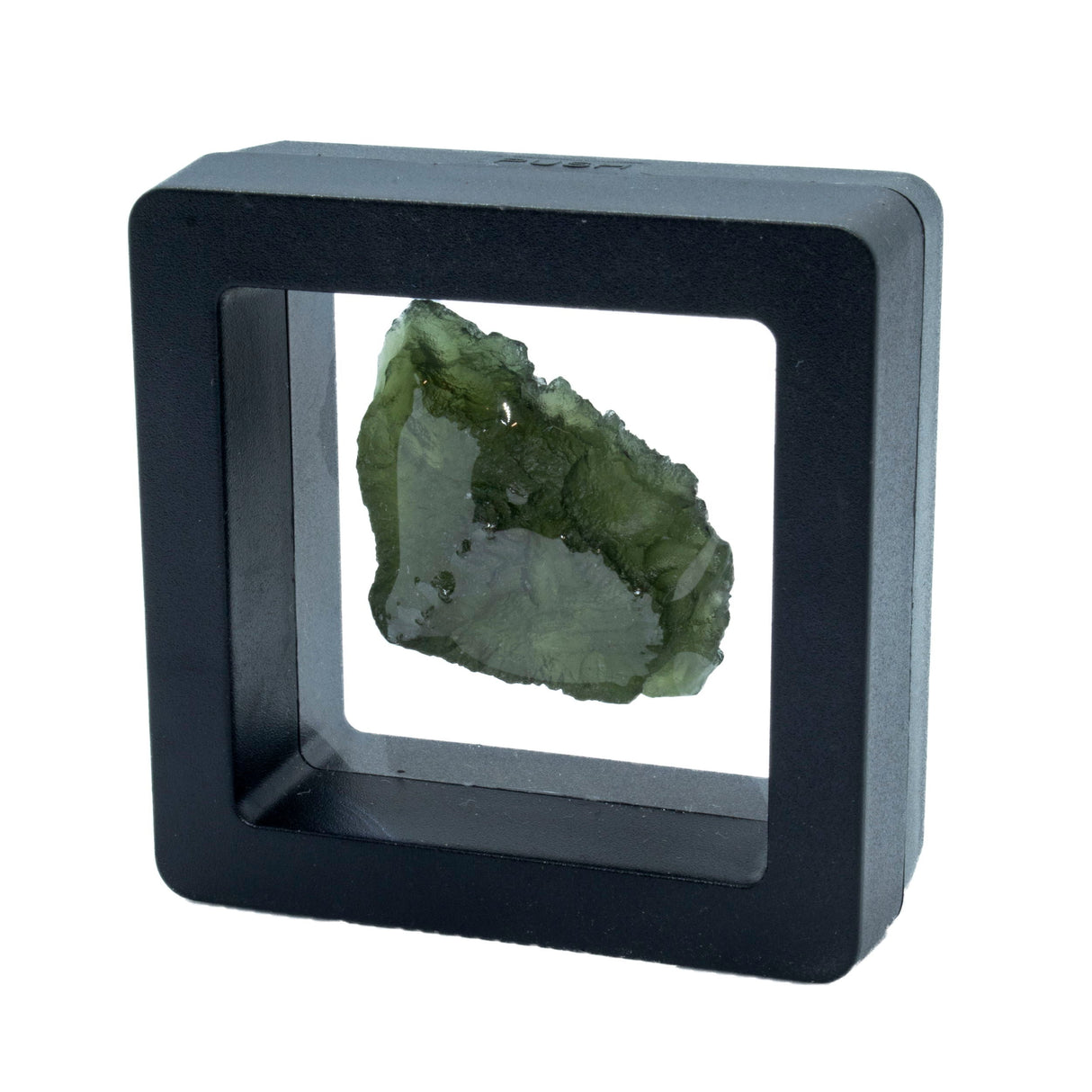 Moldavite Tektite Raw Nugget -Rugged in Gel Case