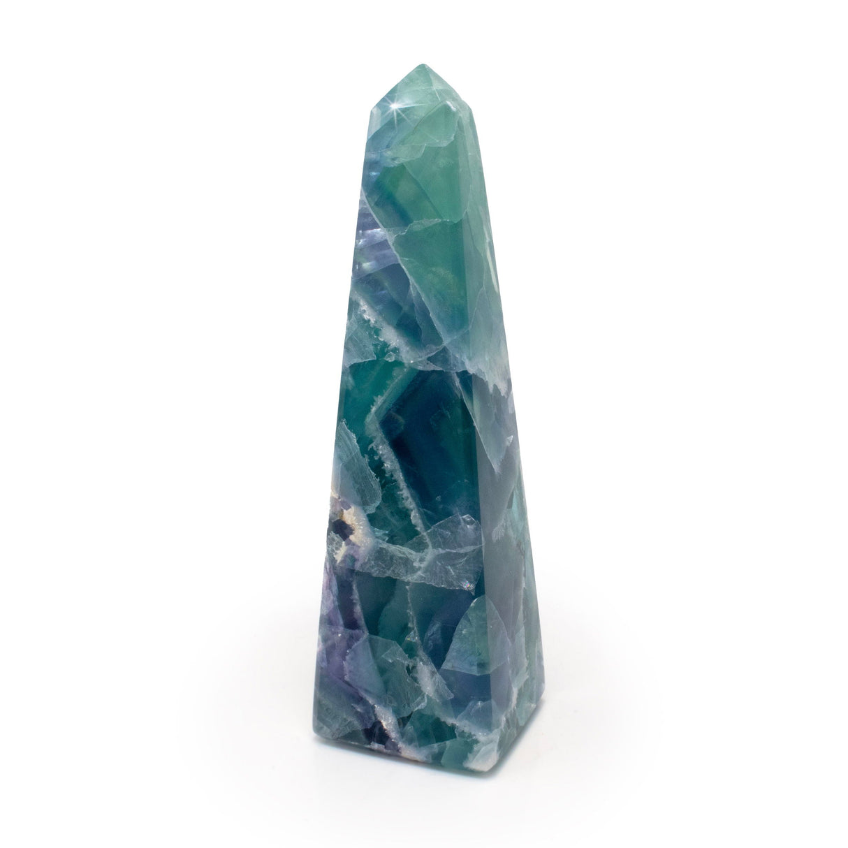 Rainbow Fluorite Obelisk