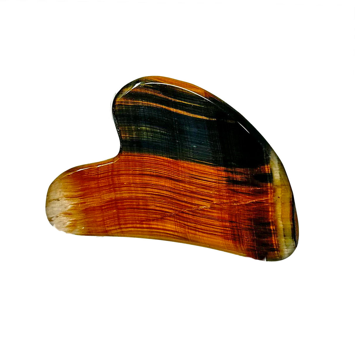 Blue Tigers Eye Guasha Tool