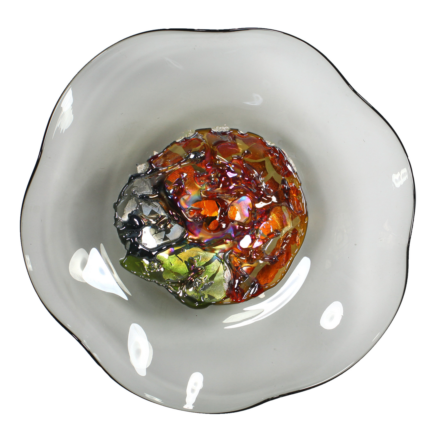 Wall Plate Large - Smoke Gray Jewel