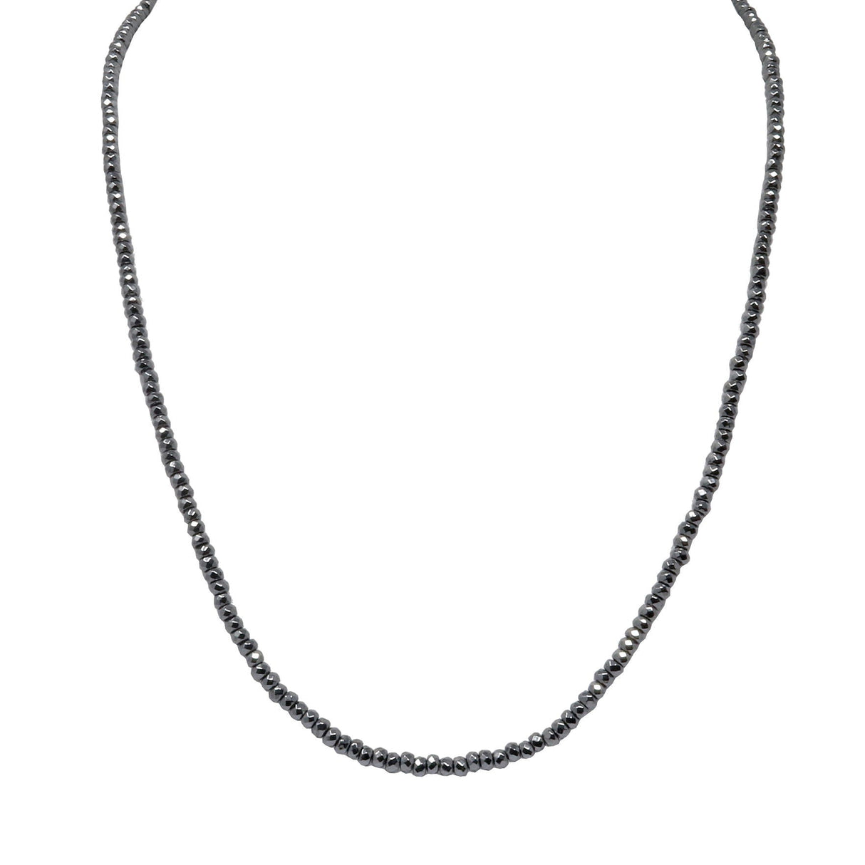 Hematite Beaded Chain - Single Strand 18"