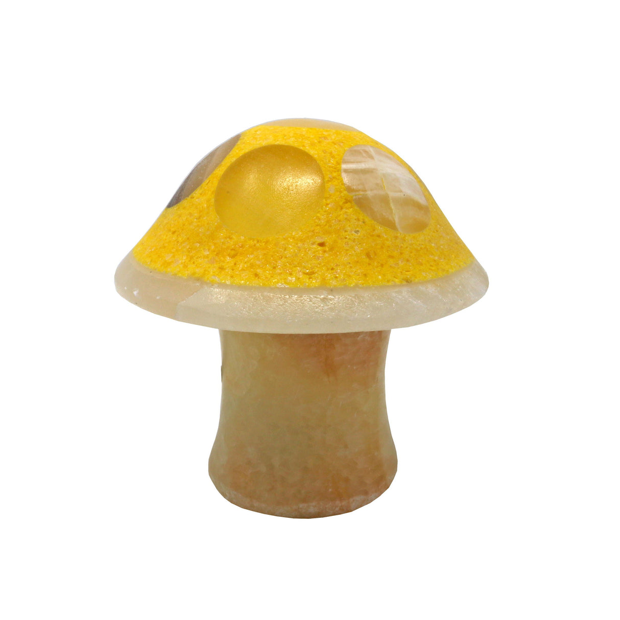 Shroominary Luminary - Mini Yellow Mushroom Lamp