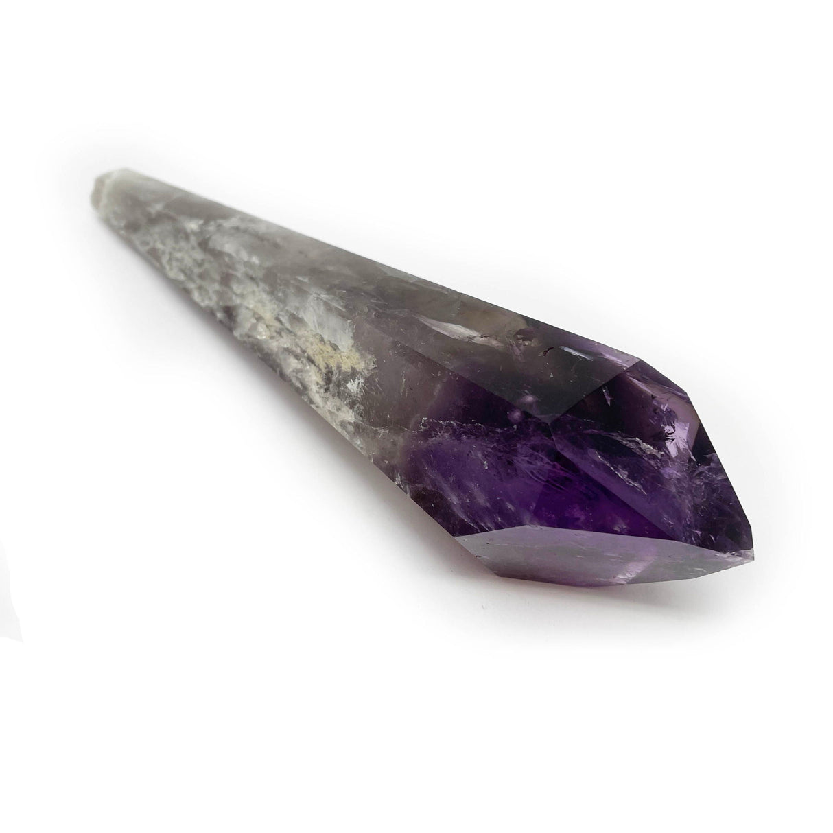 Bahia Amethyst Point - Polished with Phantom Inclusions