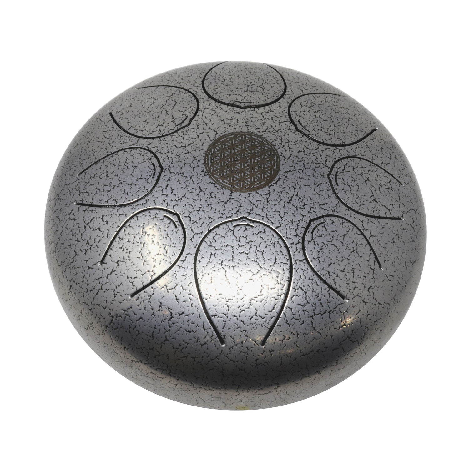 25cm Pentatonic Steel Singing Drum -Silver