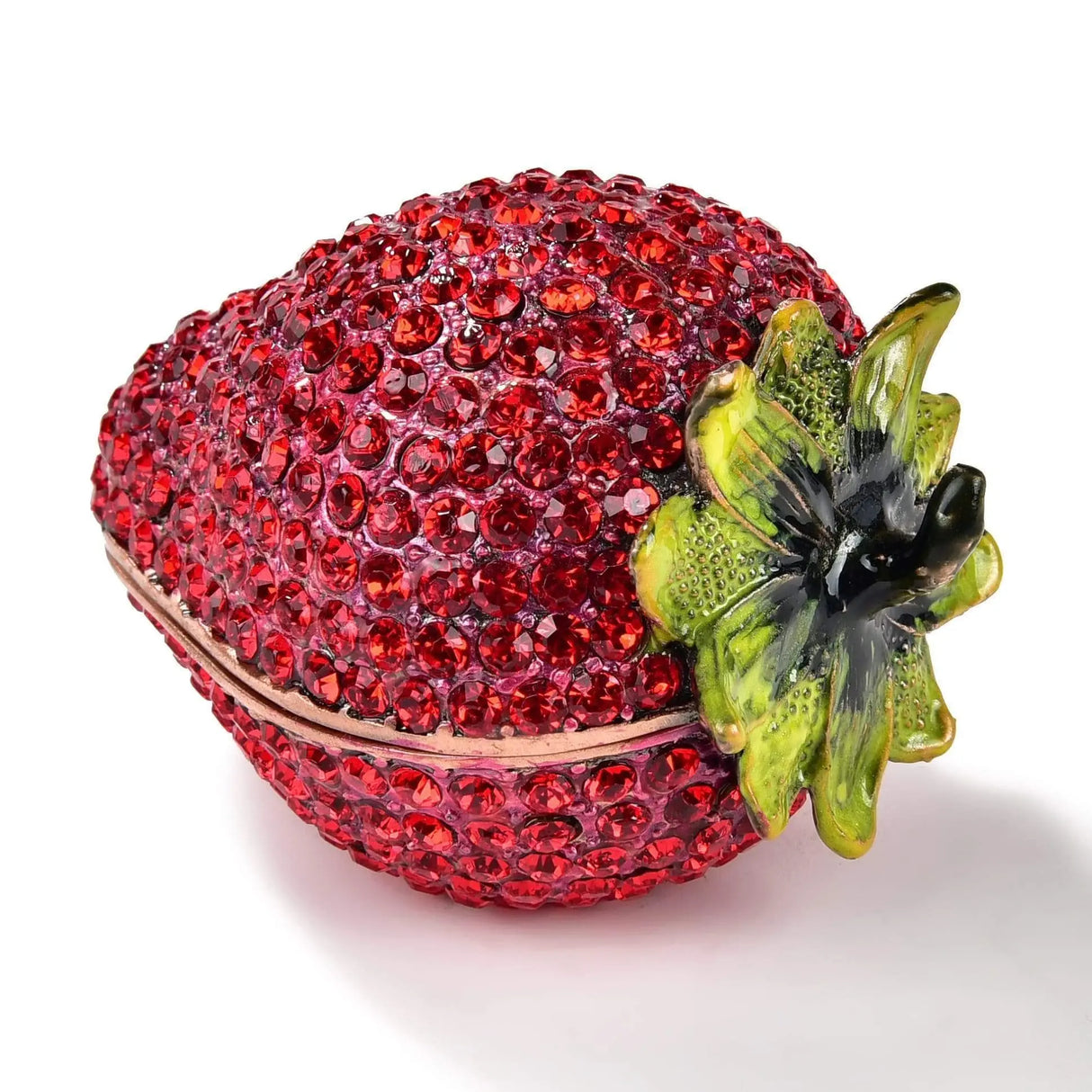 Red Strawberry Crystal Jewel Box