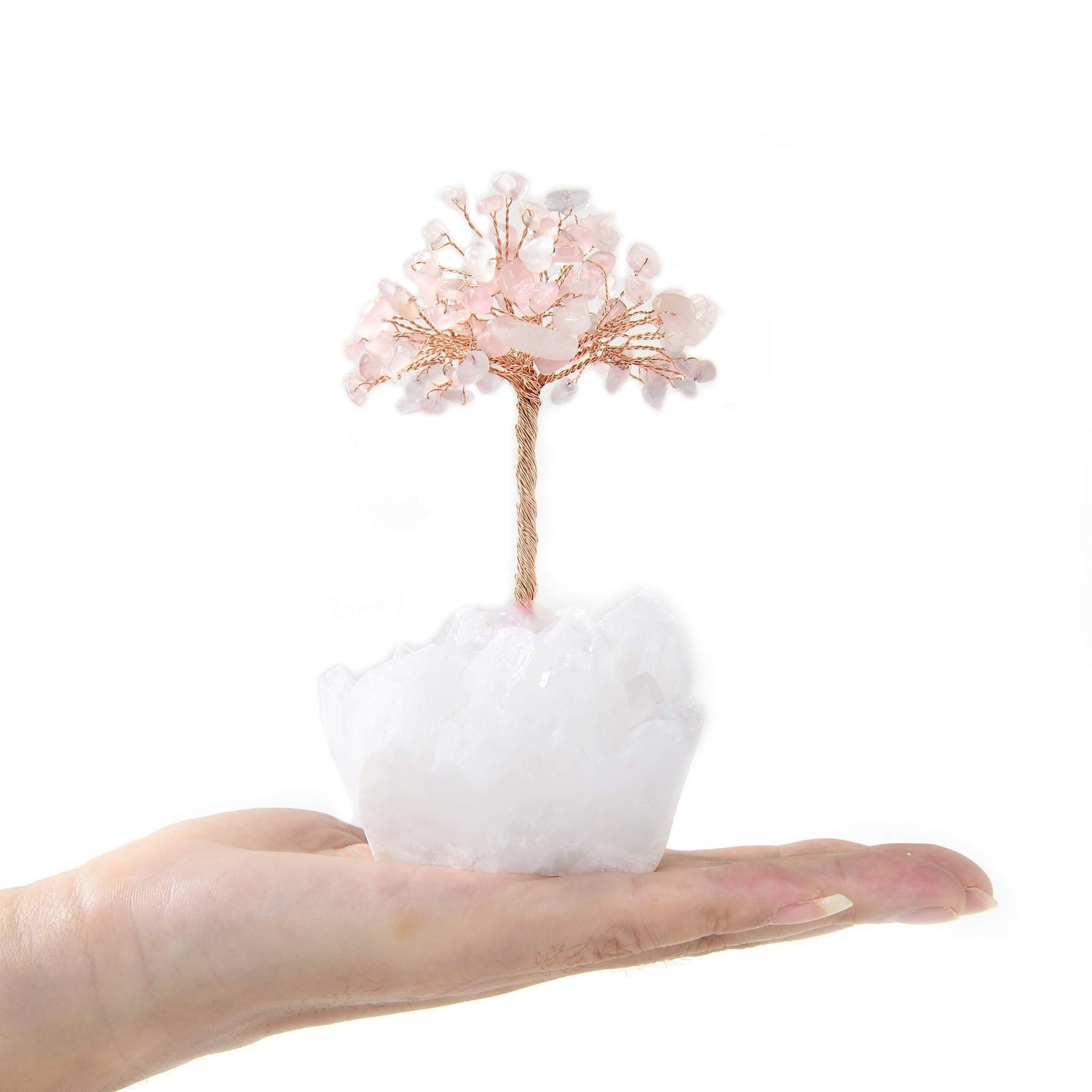 Beaded Gemstone Crystal Tree