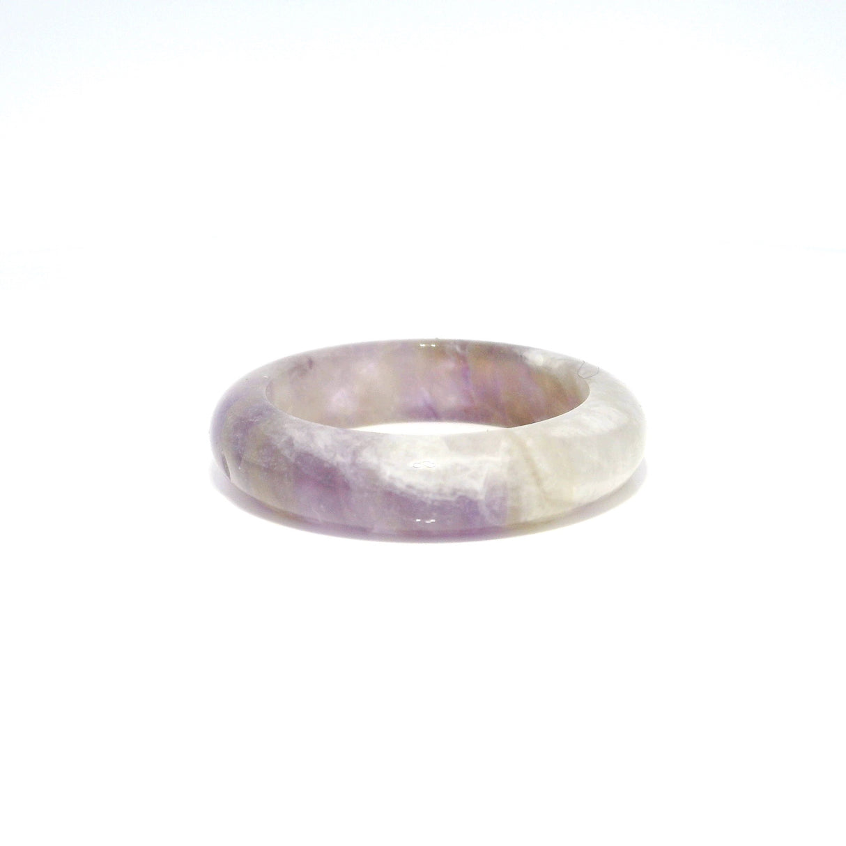 Amethyst Gemstone Ring - Solid Stone Carving