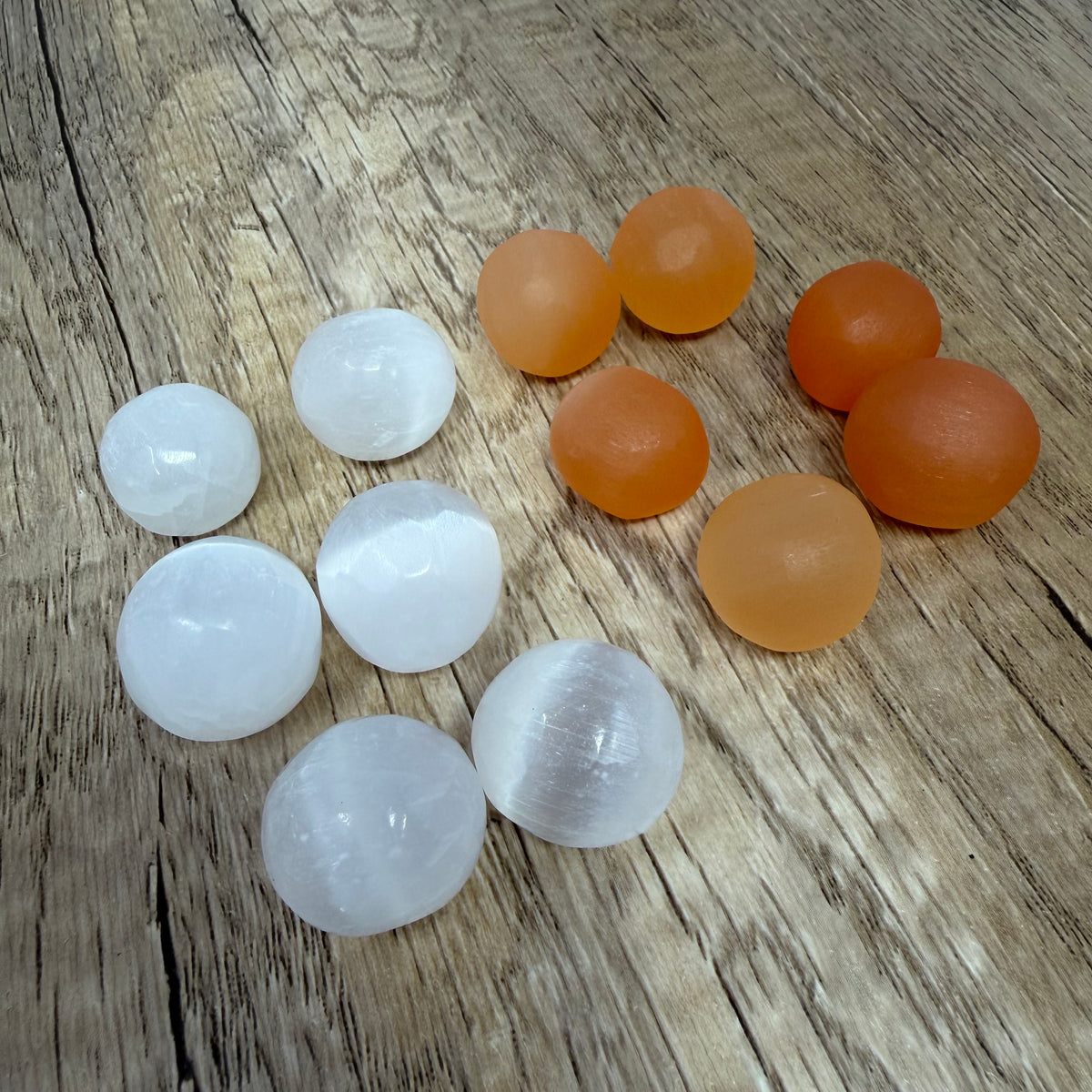 Sélénite pêche roulée