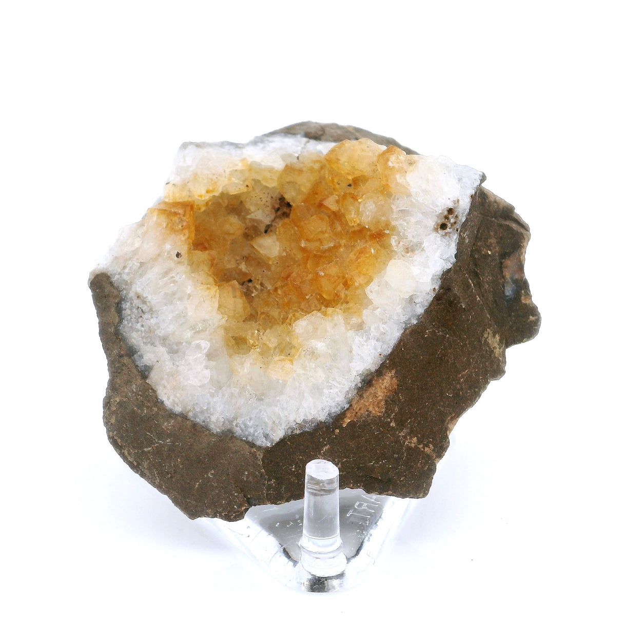 Citrine Specimen on Lucite Stand
