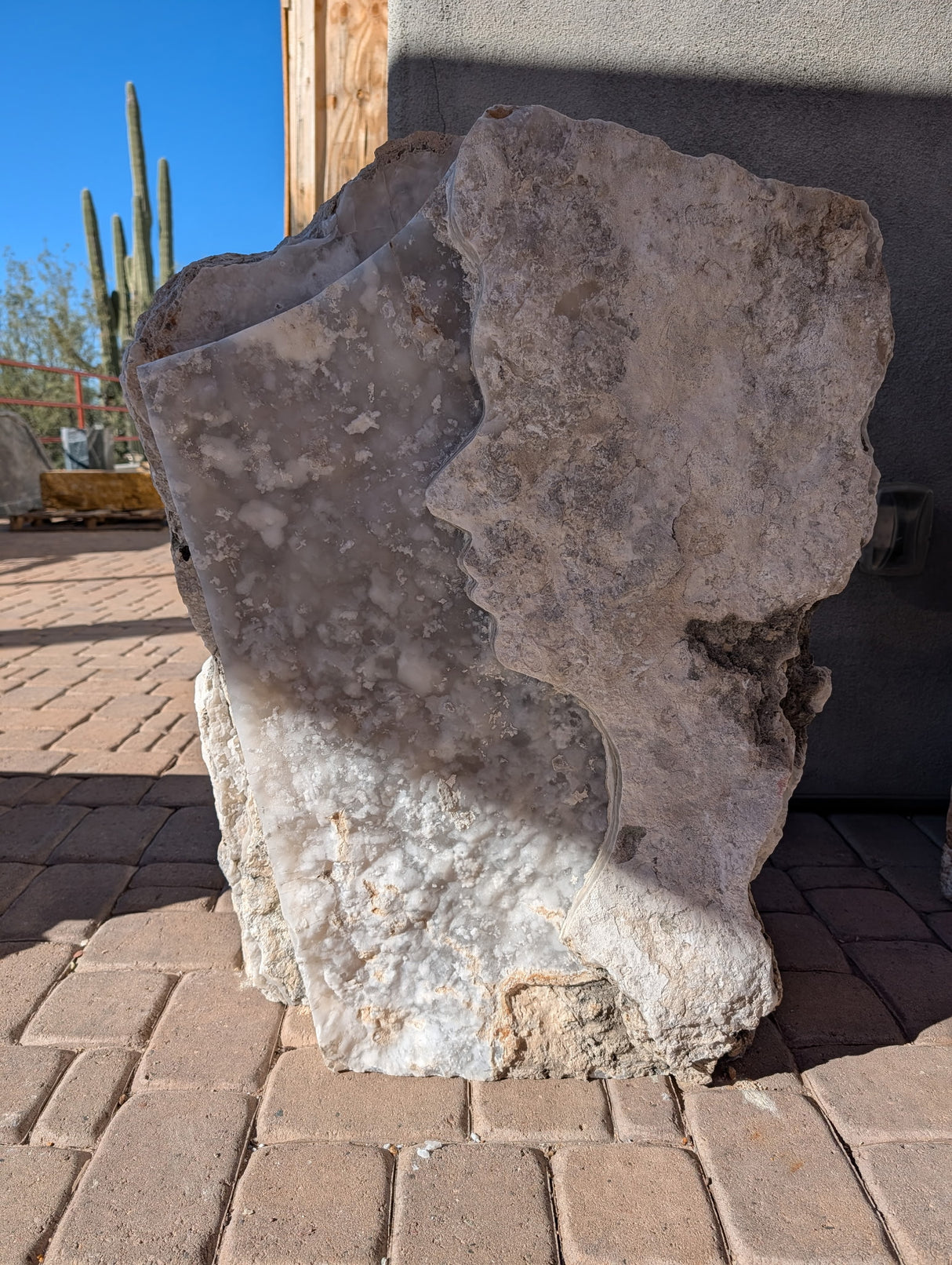Pearlescent Onyx Fountian ***NO Basin - Profile Sculpture in Boulder