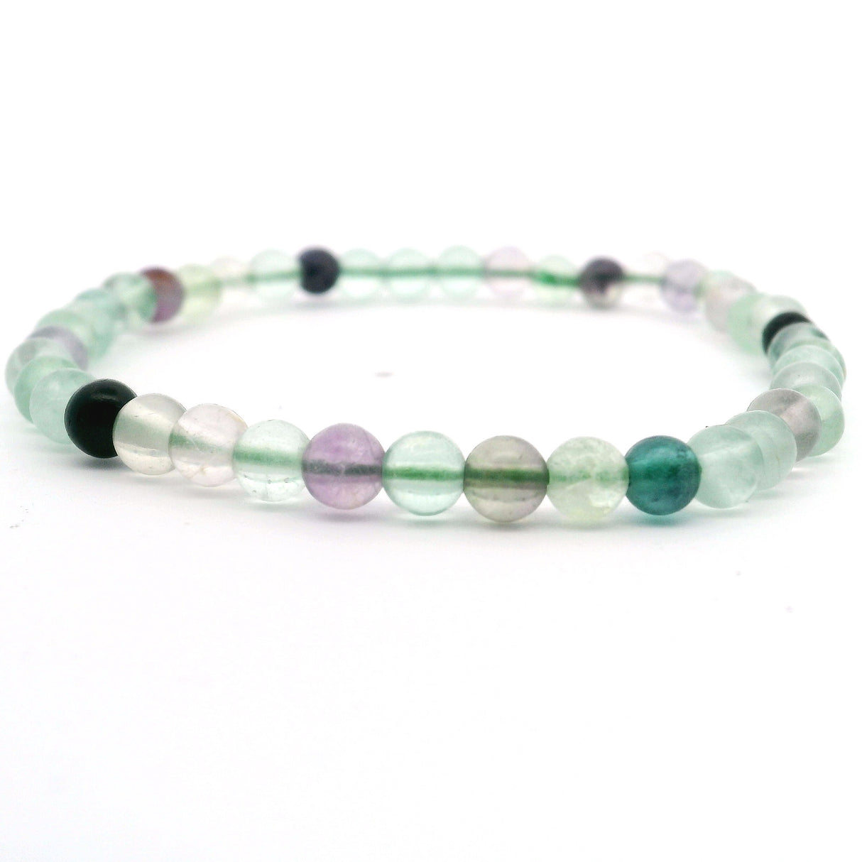 Bracelet en Fluorite Arc-en-ciel de 4mm