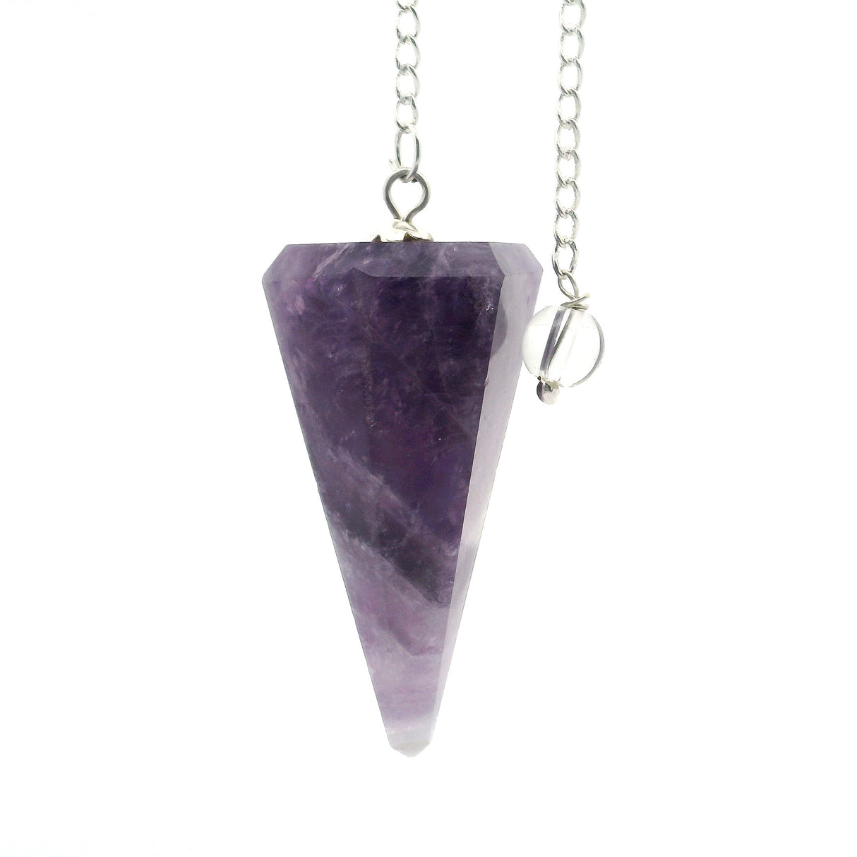 Chevron Amethyst Pendulum