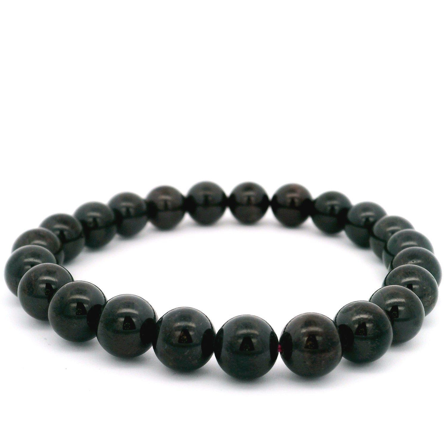 Garnet Beaded Bracelet 8mm Rounds