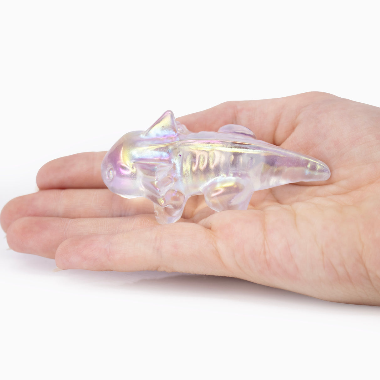 Angel Aura Crystal Axolotl Carving 3"