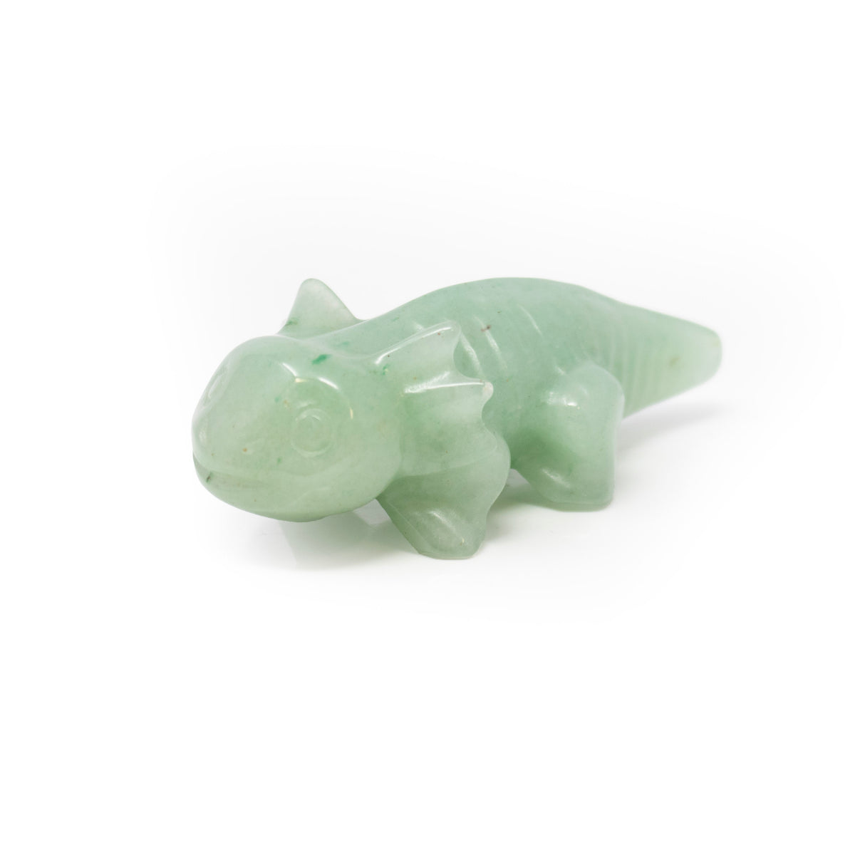 Green Aventurine Axolotl Carving 2.5"