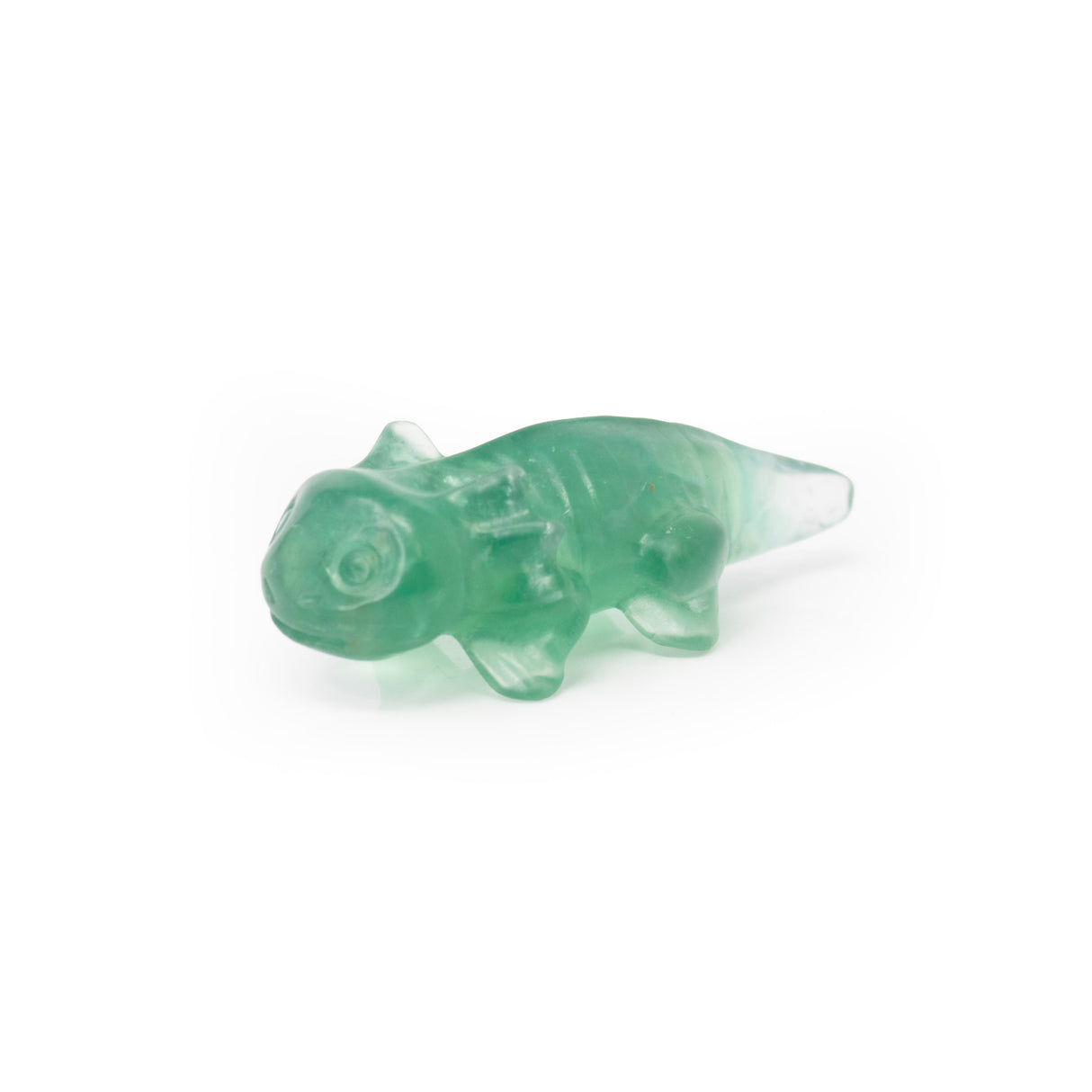 Green Fluorite Axolotl Carving 2.5"