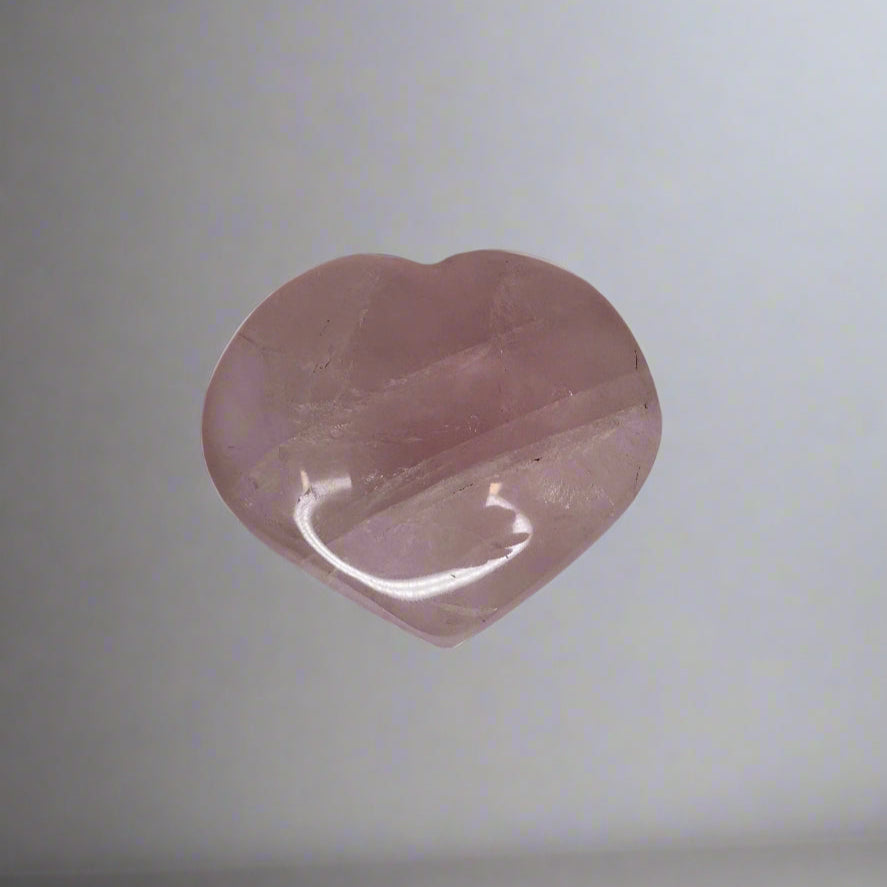 Rose Quartz Heart A+ Quality