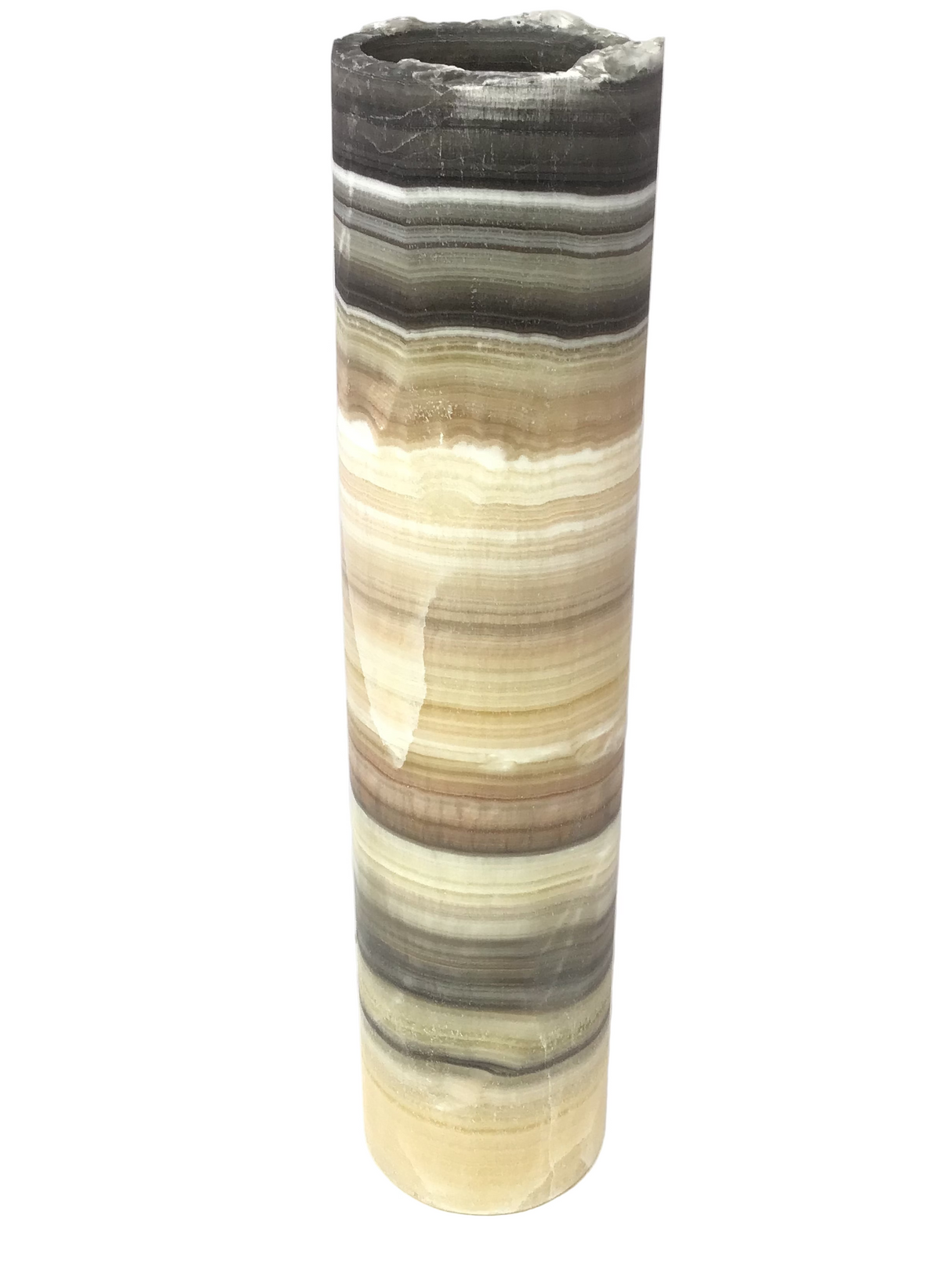 Luminaire cylindrique Onyx Zèbre