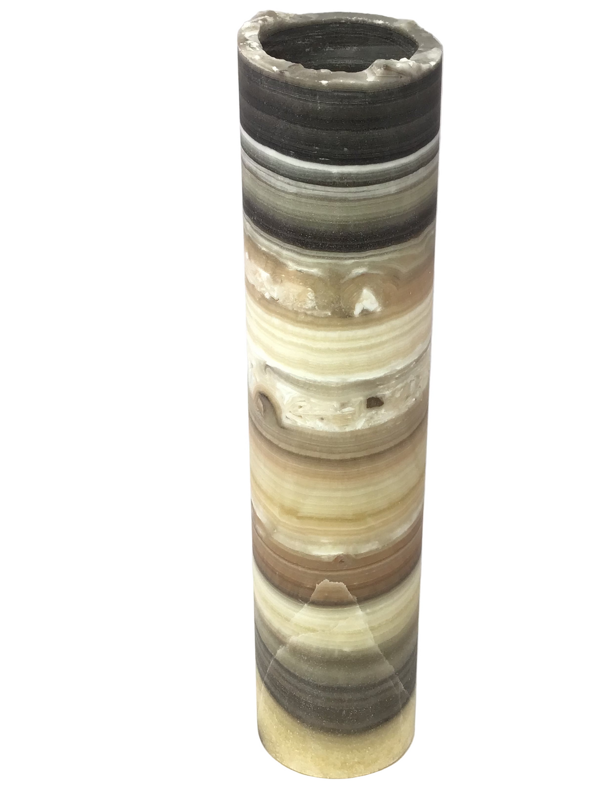 Luminaire cylindrique Onyx Zèbre