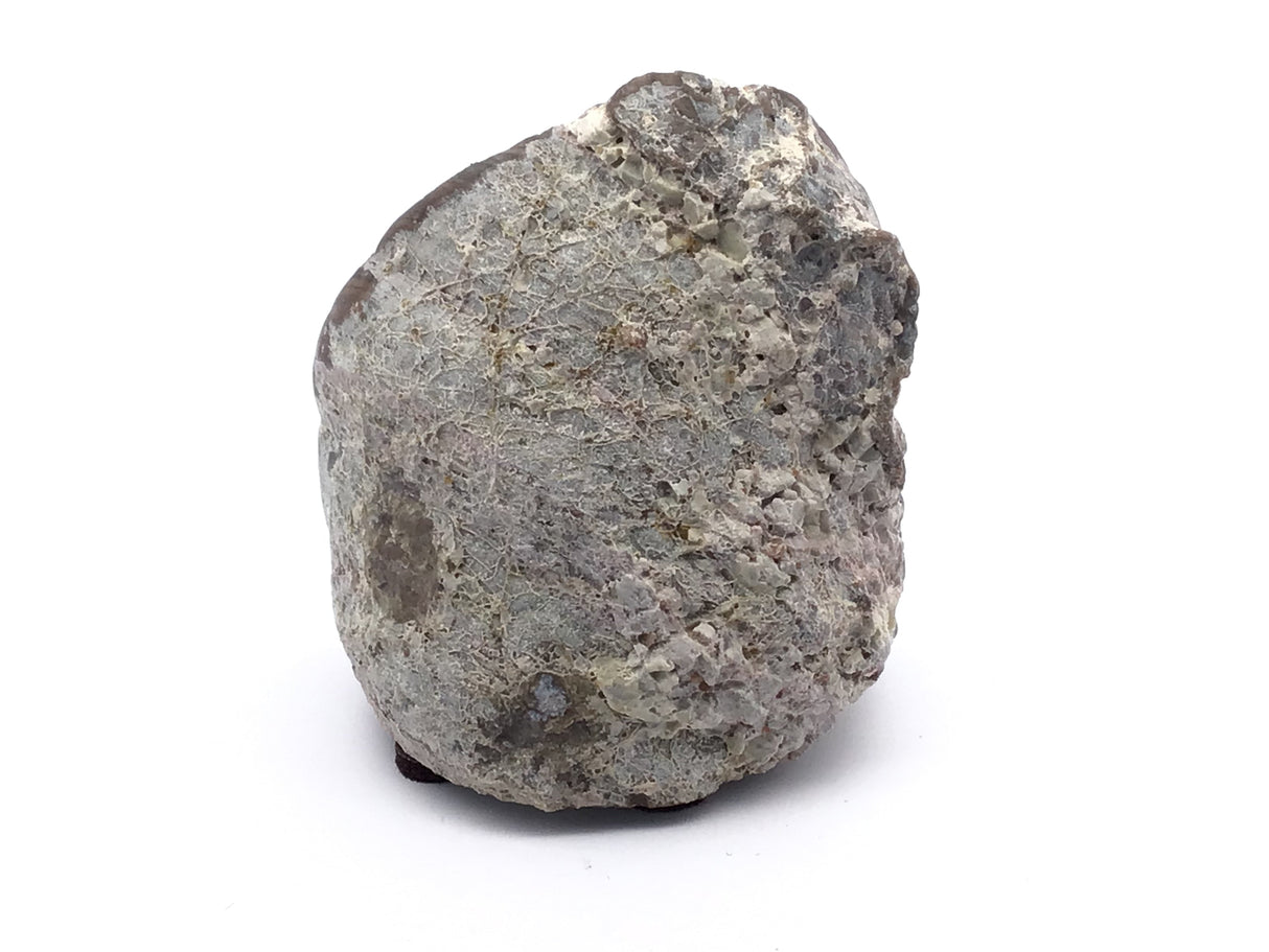 Dugway Geode with Druze - Cut & Felted Base - Slanted Cut with @ Symbol Poacket