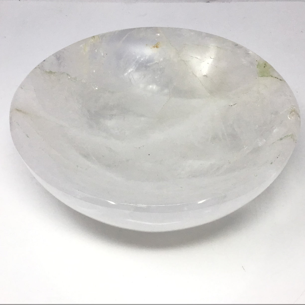 Medium Clear Quartz Bowl - Round