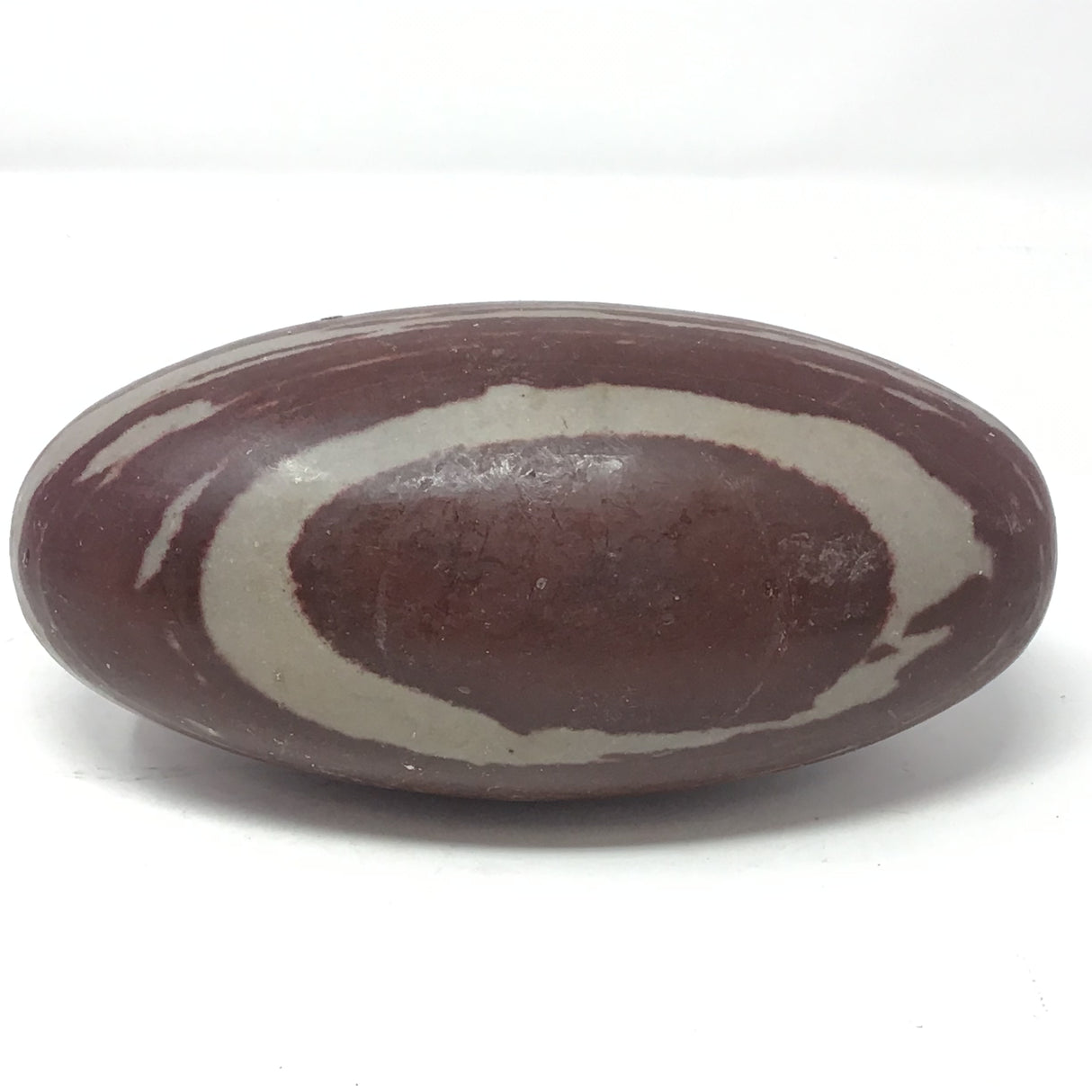 Shiva Lingam Stone 8" with Vertical Lucite Stand