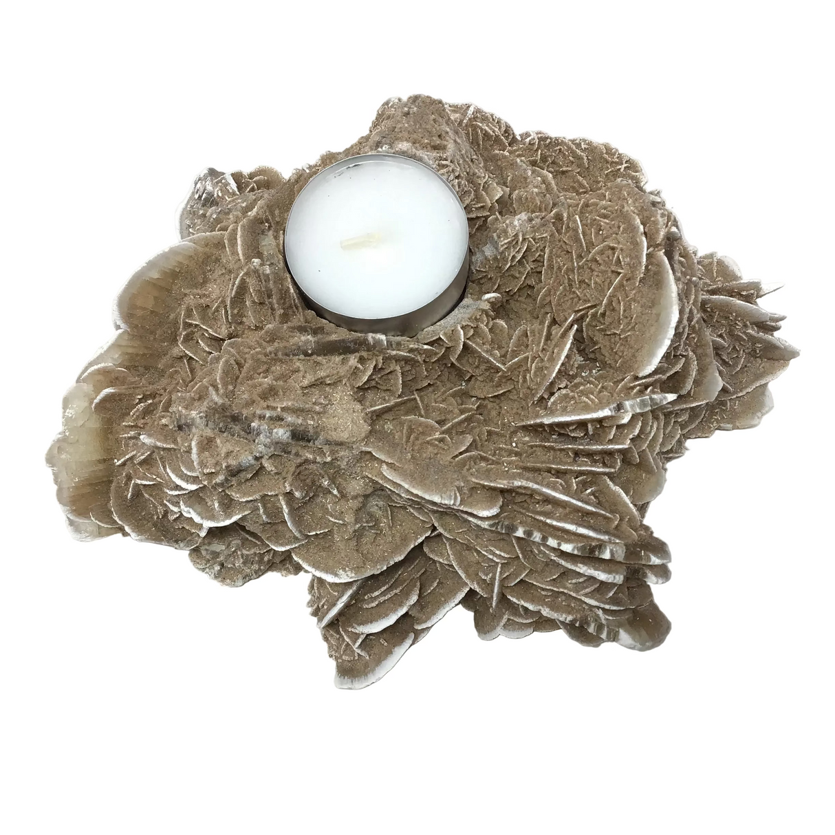 Desert Rose Cluster Candle Holder