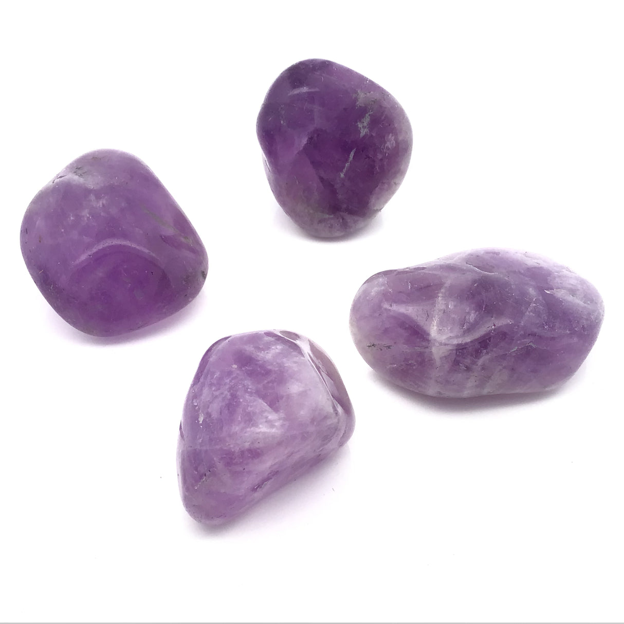Tumbled Amethyst With Chevron Patterns 1"+ - Sold As Singles