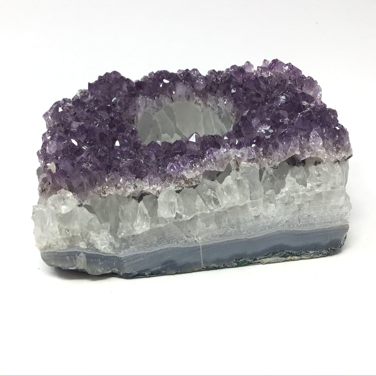 Amethyst Druze Tealight Candle Holder