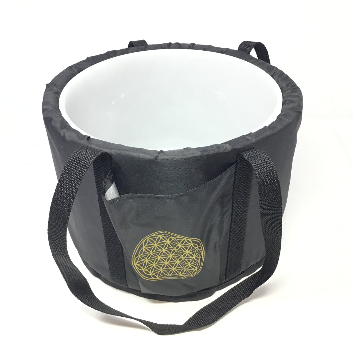 Frosted Bowl 432Hz 8" Note D with Accompanying Striker