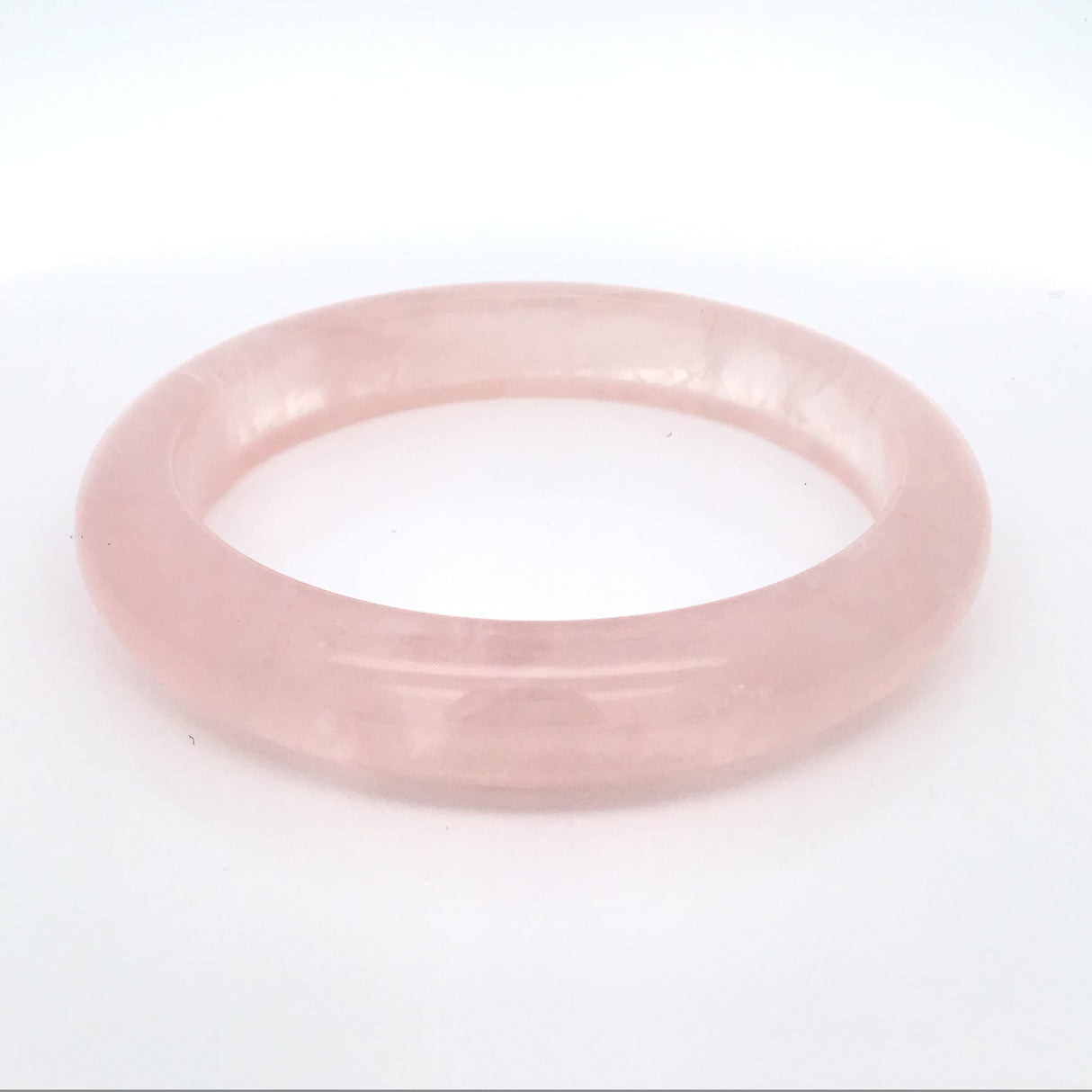 High Quality Rose Quartz Bangle Bracelet