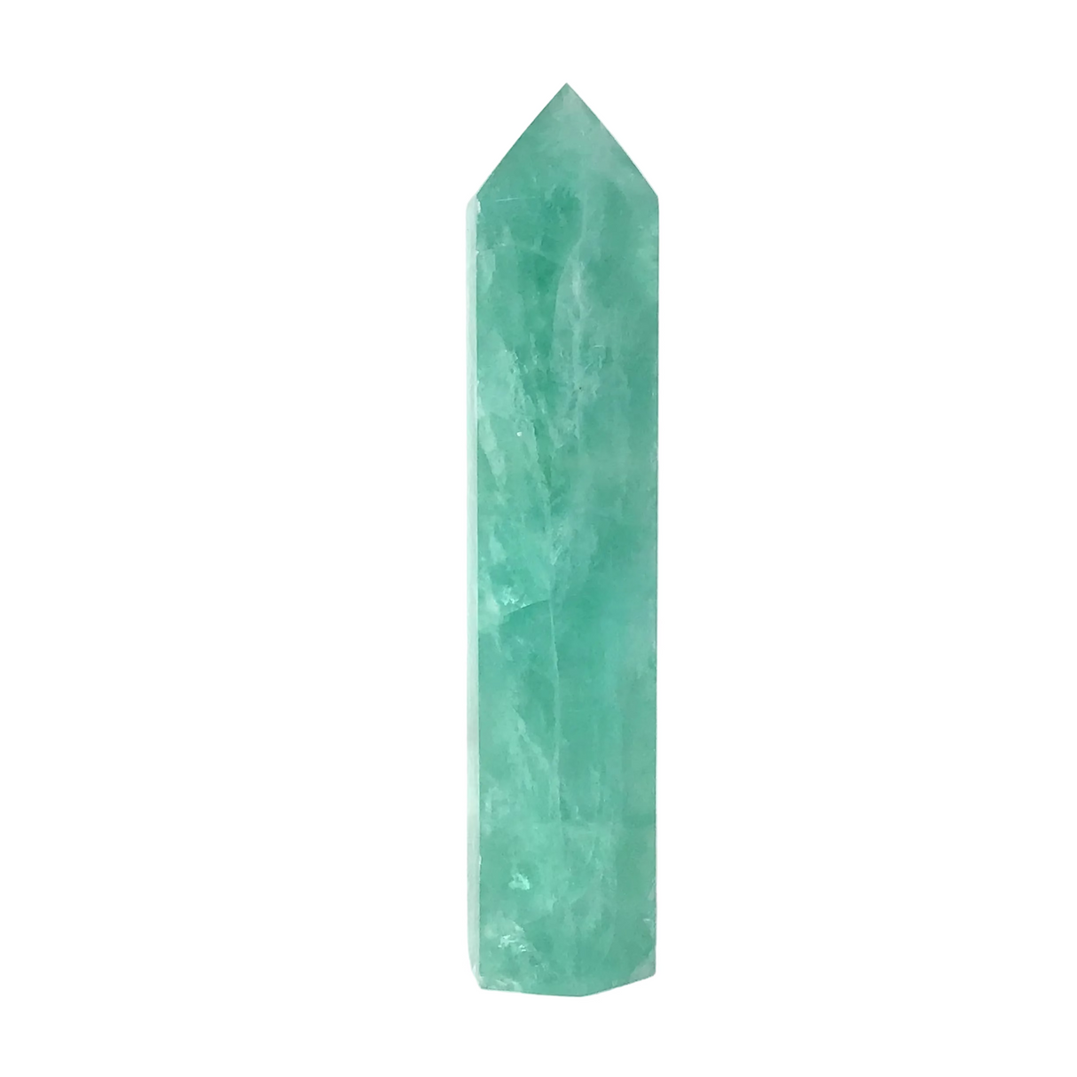 Seafoam Green Fluorite Tower Points - High Translucency - 5 inch to 6 inches
