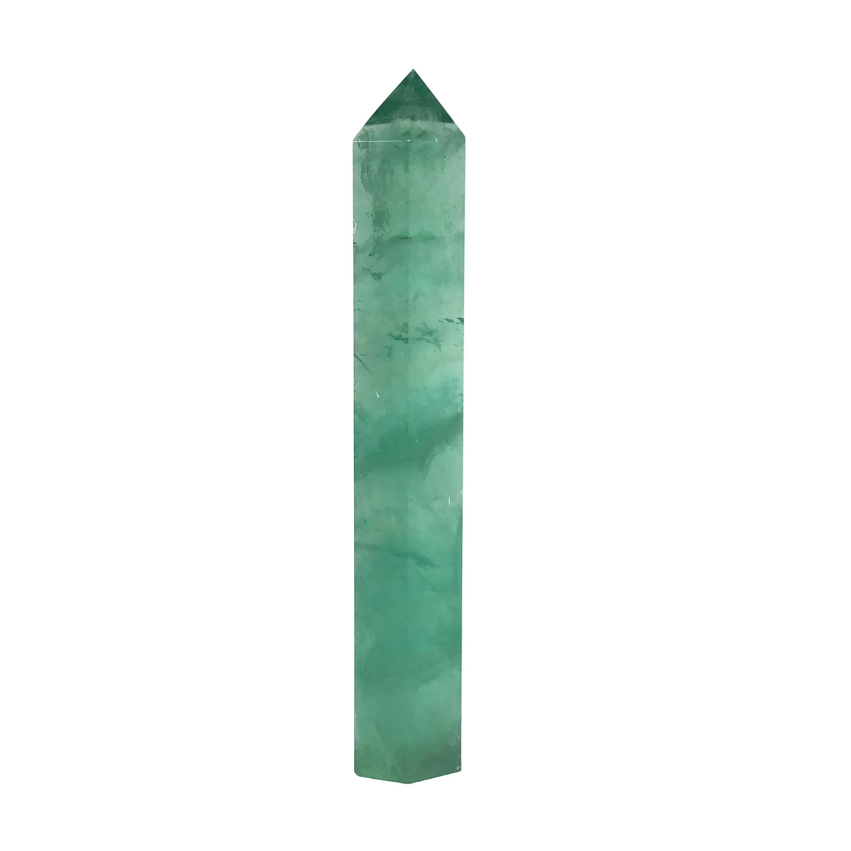 Seafoam Green Fluorite Tower Points - High Translucency - 7 inch to 9 inches
