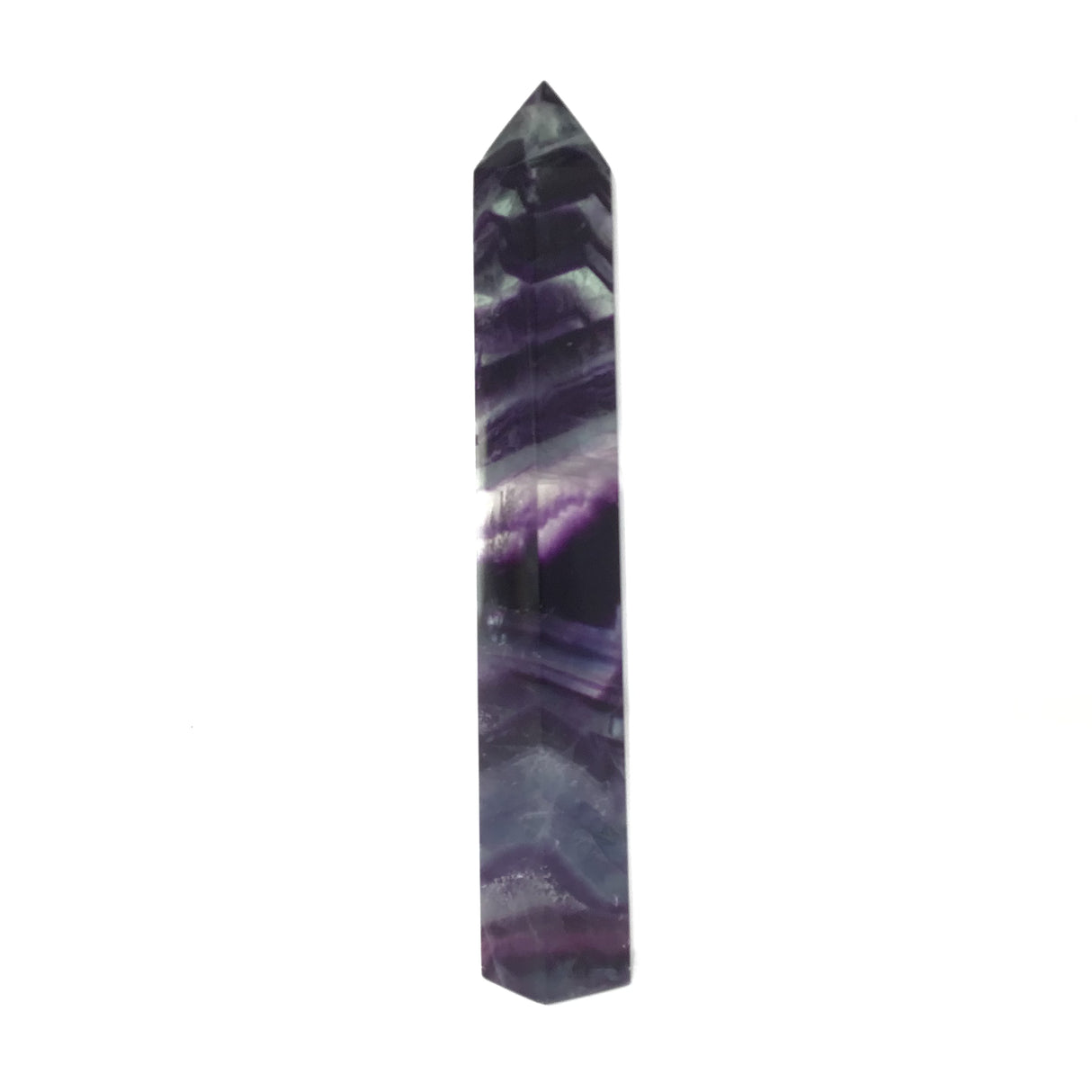 A+ Translucency Rainbow Fluorite Tower Point - 7 inch to 9 inches