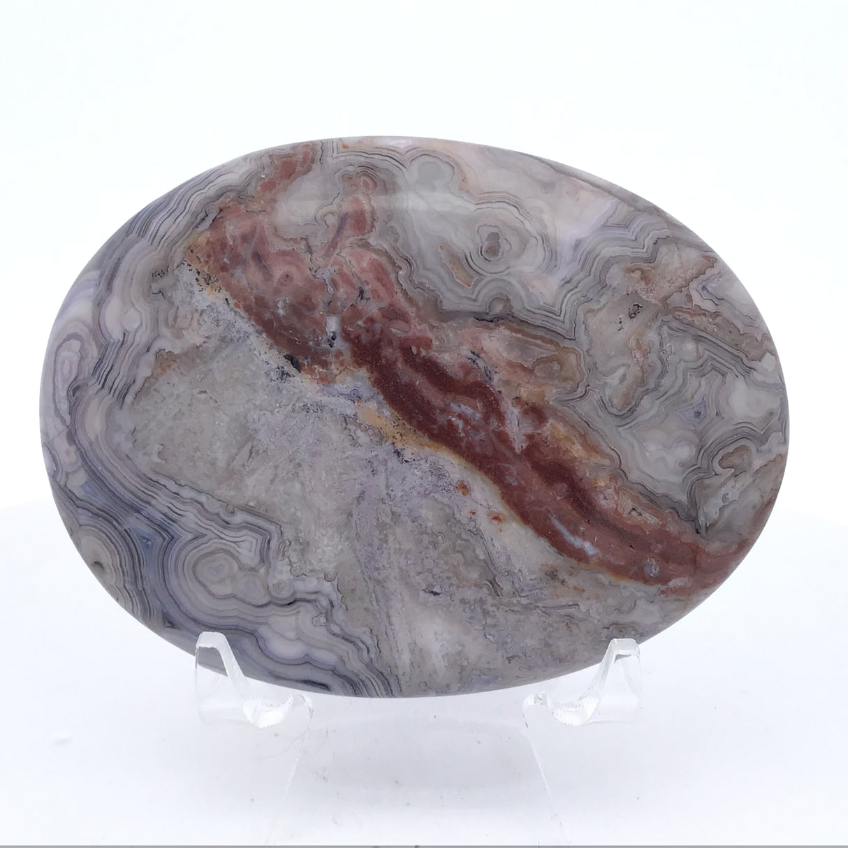 Hand-Polished Palm Stone - Large