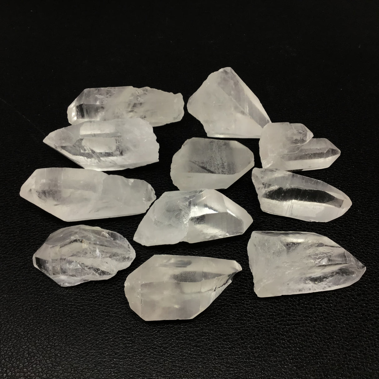 Unpolished Clear Quartz Points & Clusters