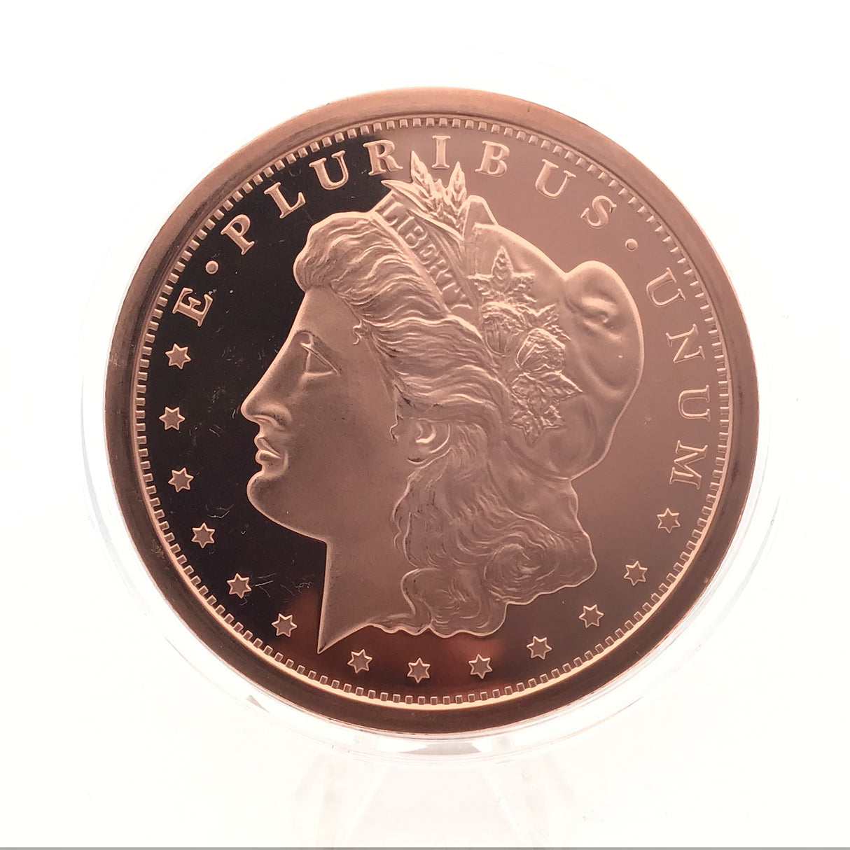 Pièce de monnaie en cuivre pur 999 Liberté 5oz avec profil de Liberté et aigle chauve au dos
