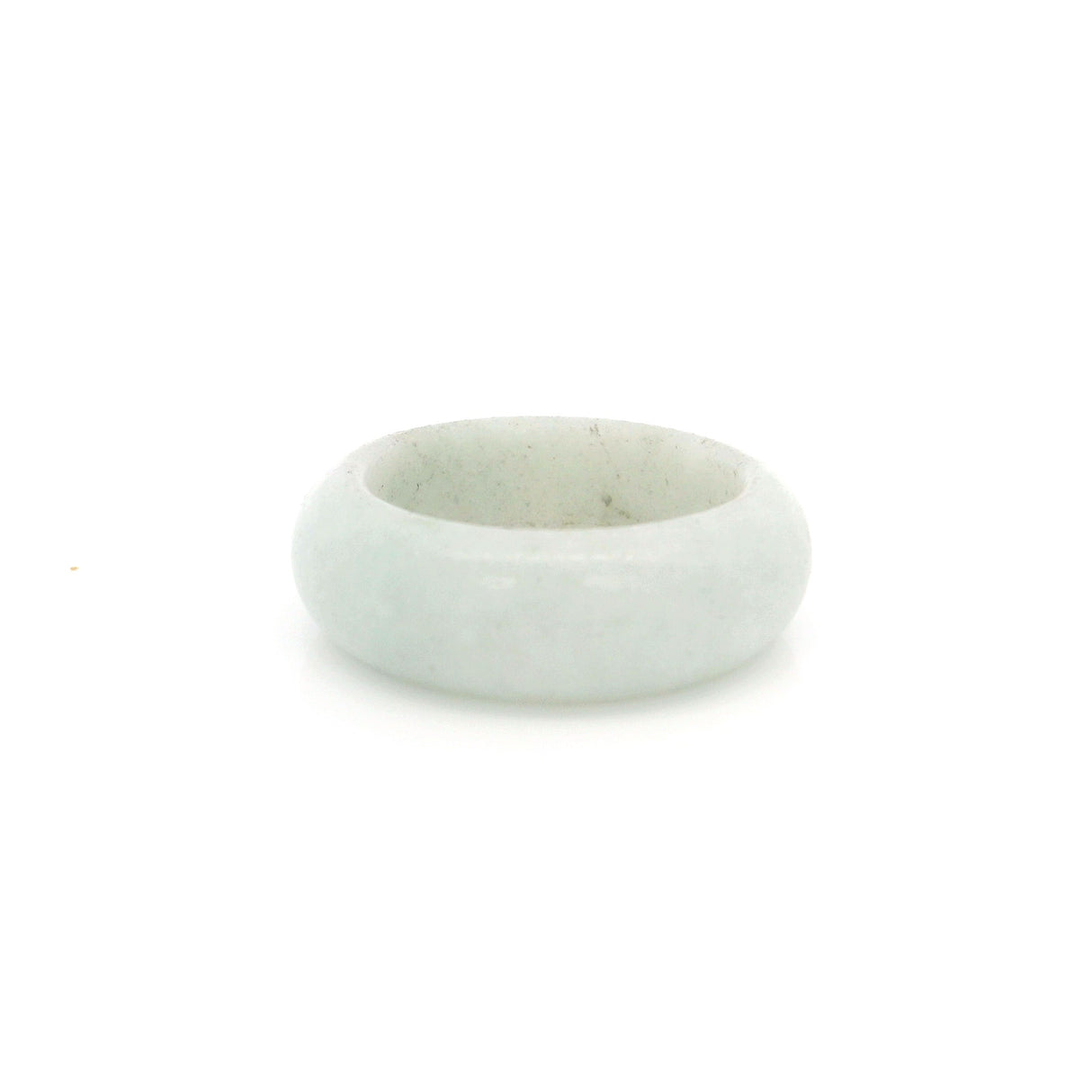 Burmese Jade Gemstone Ring - Solid Stone Carving