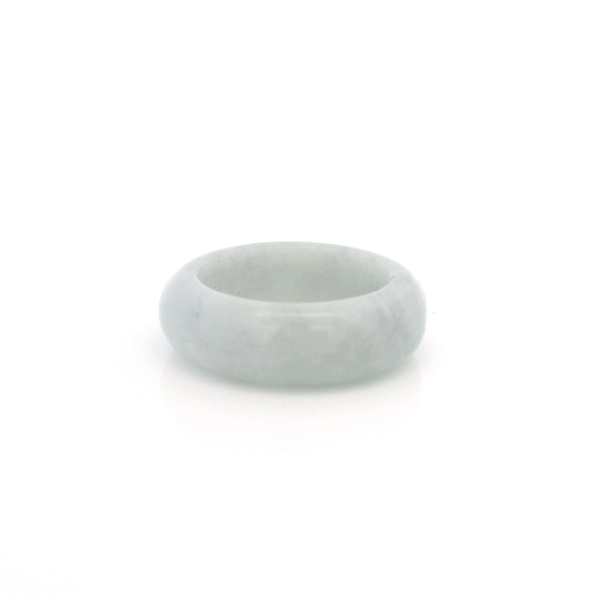 Burmese Jade Gemstone Ring - Solid Stone Carving
