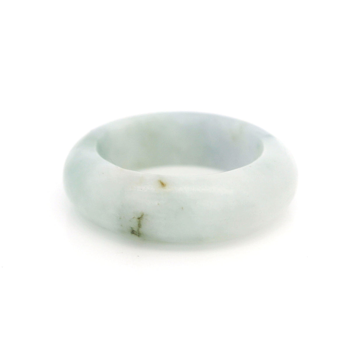 Burmese Jade Gemstone Ring - Solid Stone Carving