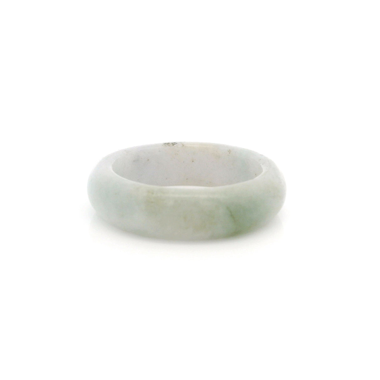 Burmese Jade Gemstone Ring - Solid Stone Carving