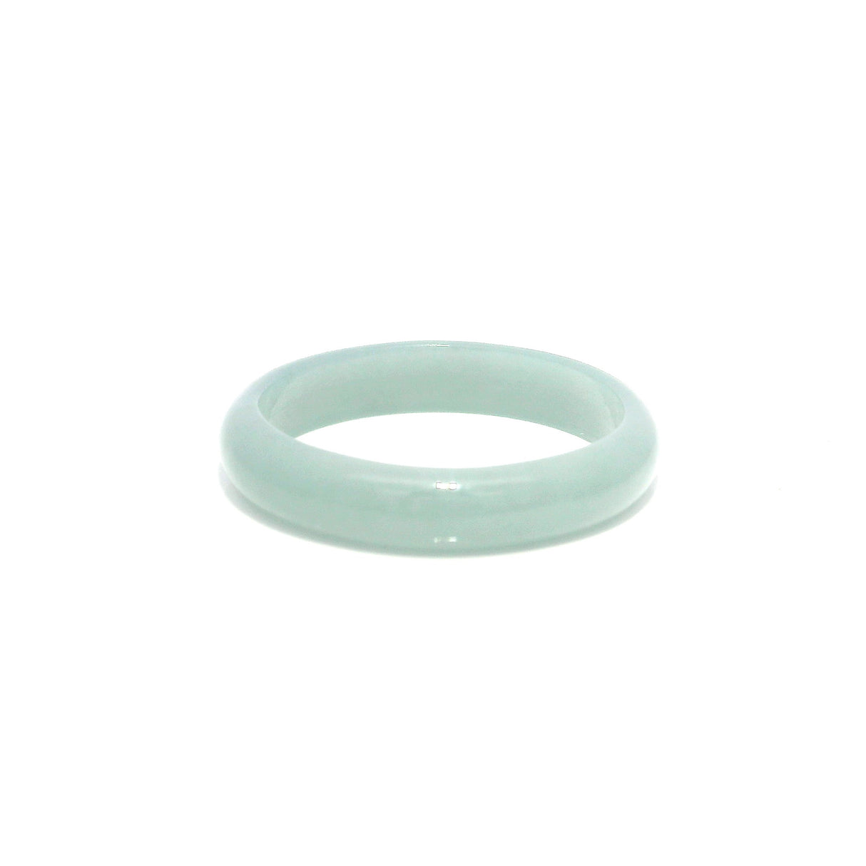 Guatemala Jade Gemstone Ring - Solid Stone Carving